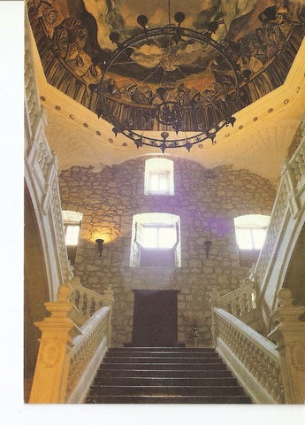 Postal 025616 : Escalera imperial s. XVI Monasterio de San Pedro de Carceña (Burgos)
