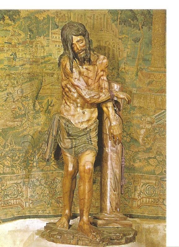 Postal 026210 : Cristo atado a la Columna. Diego de Silore (s. XVI). Catedral de Burgos
