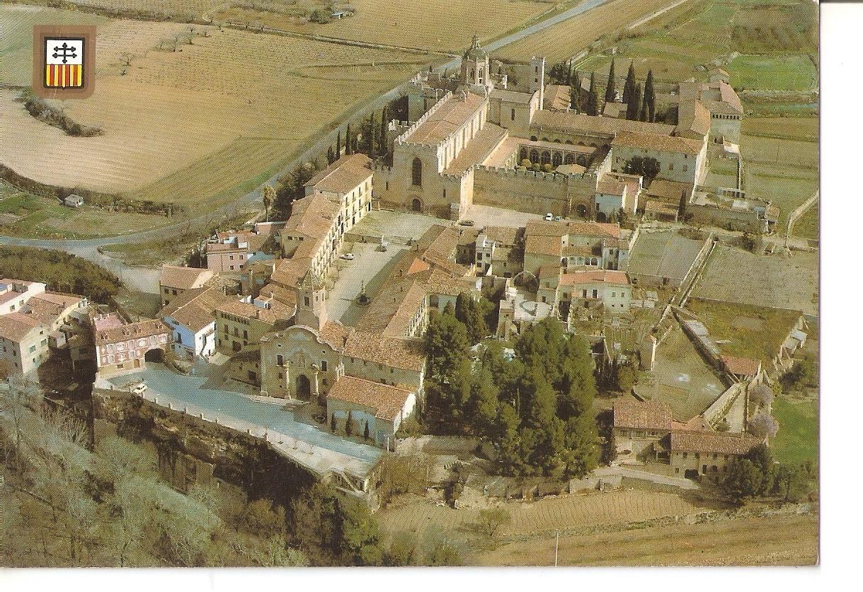 Postal 037785 : Santes Creus (Tarragona). Vista general