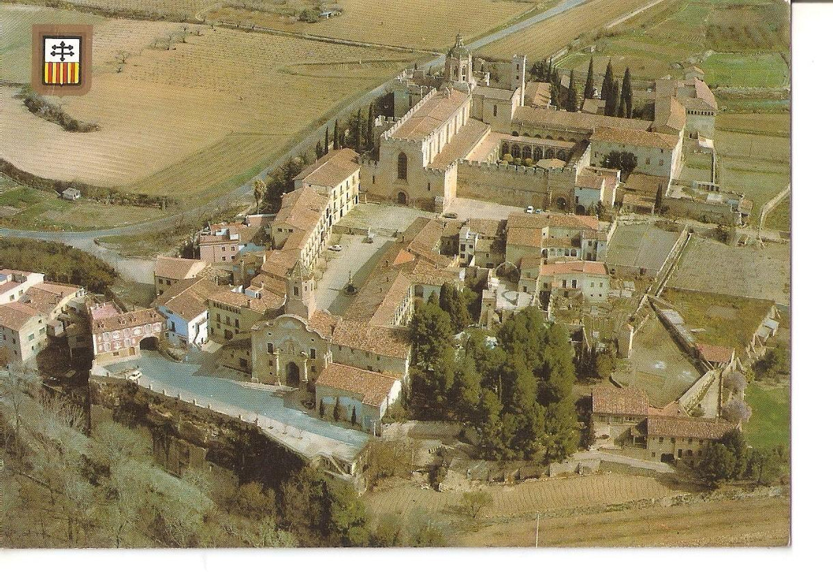 Postal 037785 : Santes Creus (Tarragona). Vista general