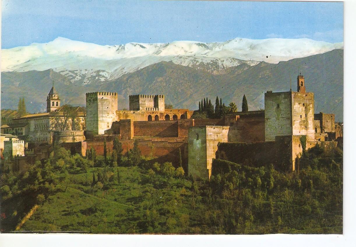 Postal 038710 : Granada. Alhambra. Vista de la Alhambra y Sierra Nevada