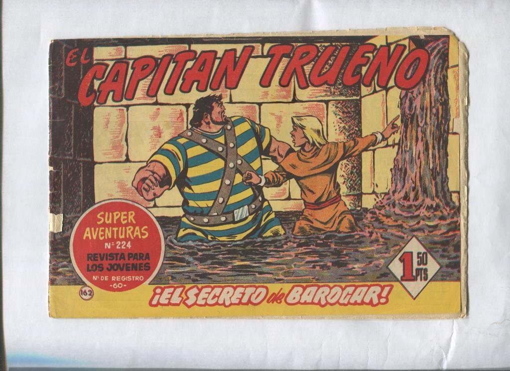 El Capitan Trueno original numero 162: El secreto de Barogar (numerado 2 en trasera)