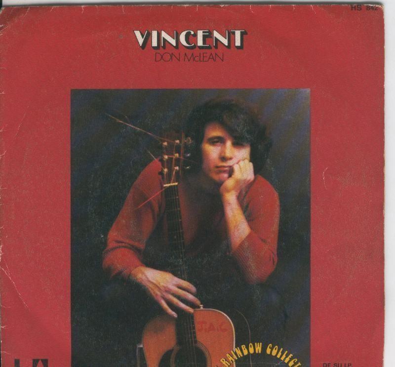 Disco de 45 r.p.m: Don McLean: Vincent y Castillos en el aire