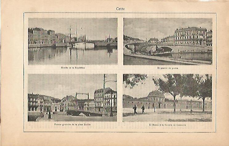 LAMINA ESPASA 2858: Vistas de Cette Belgica