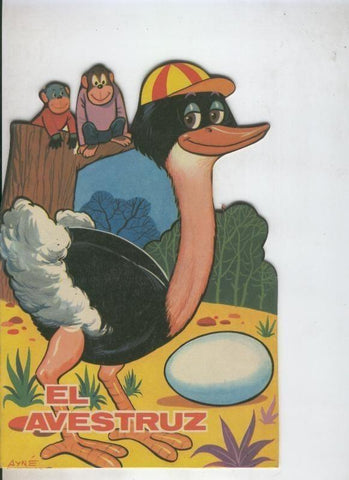 Cuentos troquelados Toray serie ZOO: El avestruz
