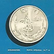 CROMO COLECCION UNIVERSAL 2057: RUPIA AFGANA. Numero 4