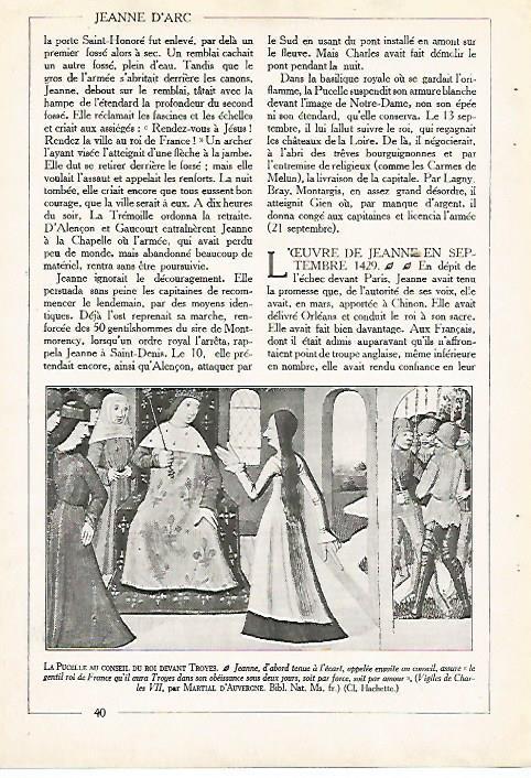 LAMINA 4502: Juana de Arco delante del Consejo del Rey