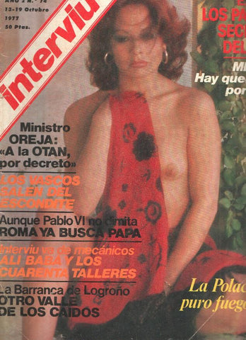Revista INTERVIU, Numero 074: DONNA PERROT, la verdadera revolucion