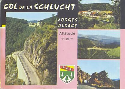 POSTAL 61119: Col de la Schlucht Vosges Alsace