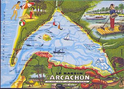POSTAL 61138: Le bassin d Arcachon – Sejour d ete _ Sejour d hiver