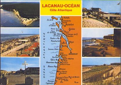 POSTAL 61148: Lacanau-Ocean Cote Atlantique