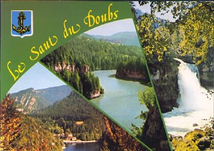 POSTAL 61159: Le Saut de Doubs