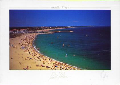 POSTAL 61198: Argeles Plage