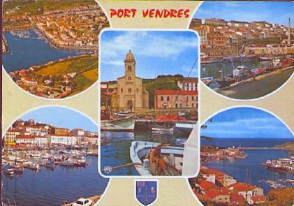 POSTAL 61225: Port Vendres mosaico