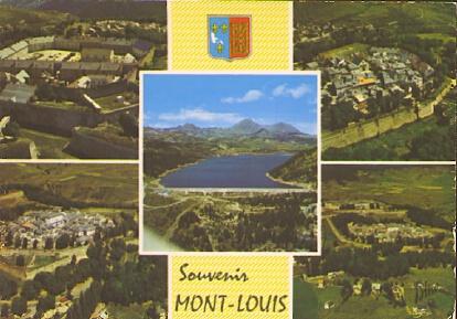 POSTAL 61229: Souvenir Mont-Louis mosaico