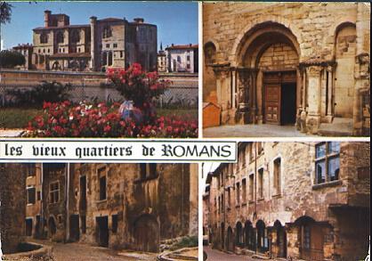 POSTAL 61242: Les bieux quartiers de Romans mosaico