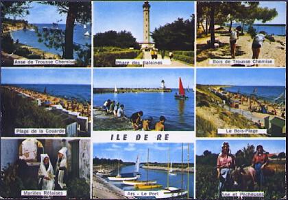 POSTAL 61250: Ile de Re mosaico