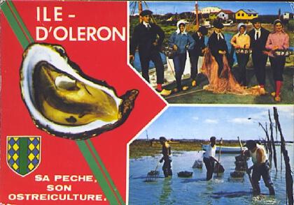 POSTAL 61261: Ile d Oleron Sa Peche son ostreiculture