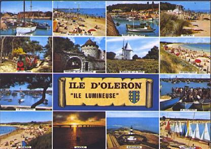 POSTAL 61264: Ile d Oleron Ile Lumineuse mosaico
