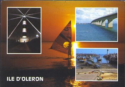 POSTAL 61266: Ile d Oleron atardecer mosaico