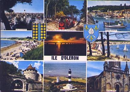 POSTAL 61267: Ile d Oleron mosaico