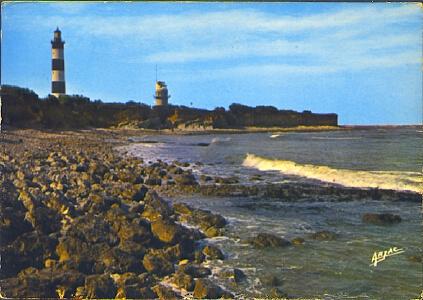 POSTAL 61270: Ile d Oleron playa faro