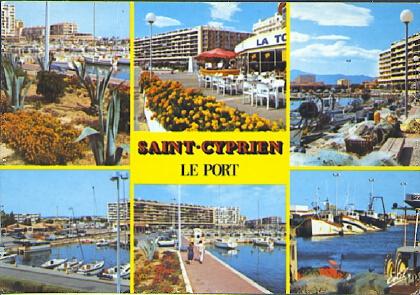 POSTAL 61272: Saint-Cyprien puerto mosaico