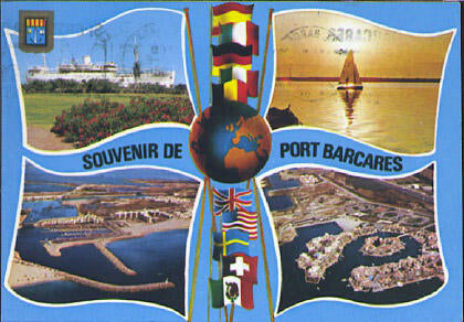 POSTAL 61275: Souvenir de Port Barcares