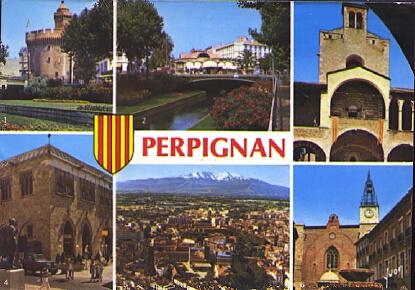 POSTAL 61276: Perpignan mosaico