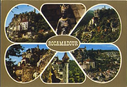 POSTAL 61310: Rocamadour mosaico