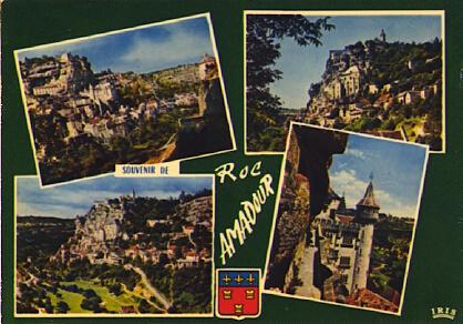 POSTAL 61311: Souvenir de Roc Amadour