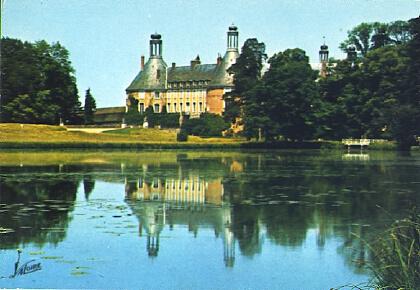 POSTAL 61316: Castillo y lago