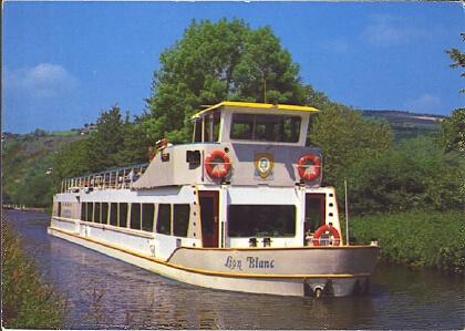 POSTAL 61318: Barco Lion Blanc