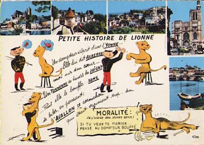 POSTAL 61319: Petite Historie de Lionne mosaico