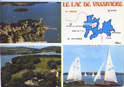 POSTAL 61332: Le lac de Vassiviere