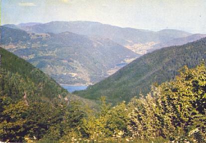 POSTAL 61341: Valle con dos lagos