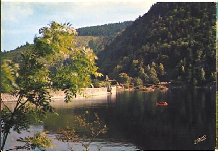 POSTAL 61342: Lago con barcaza