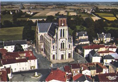 POSTAL 61357: Plano aereo de iglesia
