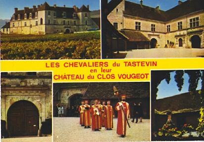 POSTAL 61373: Les chevaliers du Tastevin mosaico