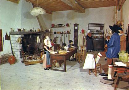 POSTAL 61413: Escena tradicional museo