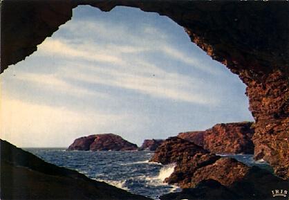 POSTAL 61428: Mar visto desde cueva l Apothicairerie