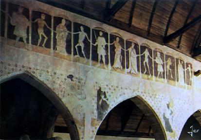POSTAL 61445: Fresco medieval