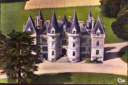 POSTAL 61448: Castillo vista aerea