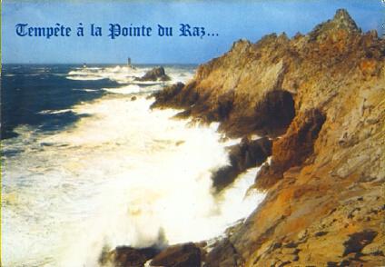 POSTAL 61458: Tempête a la Pointe du Raz…