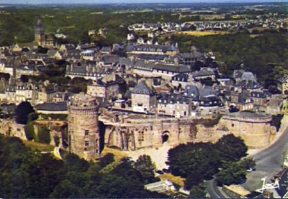 POSTAL 61507: Dinan vista aerea