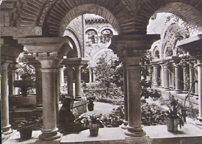 POSTAL 61523: Montserrat ala del claustro romanico