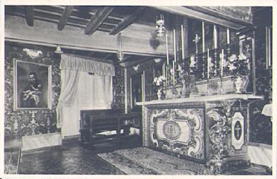 POSTAL 61534: Salon blanco y negro