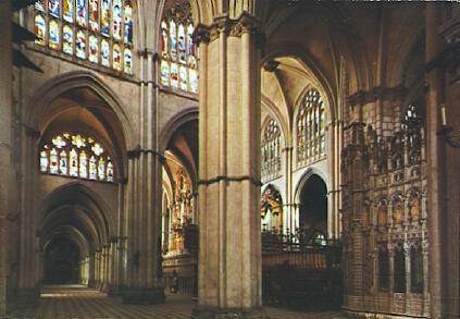 POSTAL 61546: Interior Catedral de Tolero