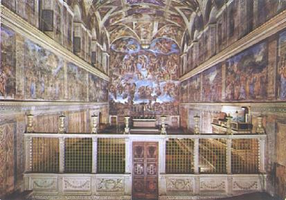 POSTAL 61548: Capella Sixtina