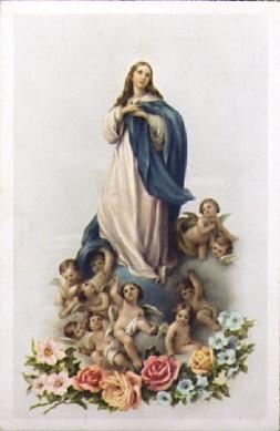POSTAL 61560: Pintura de Virgen